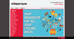 Desktop Screenshot of broadgatecycles.co.uk